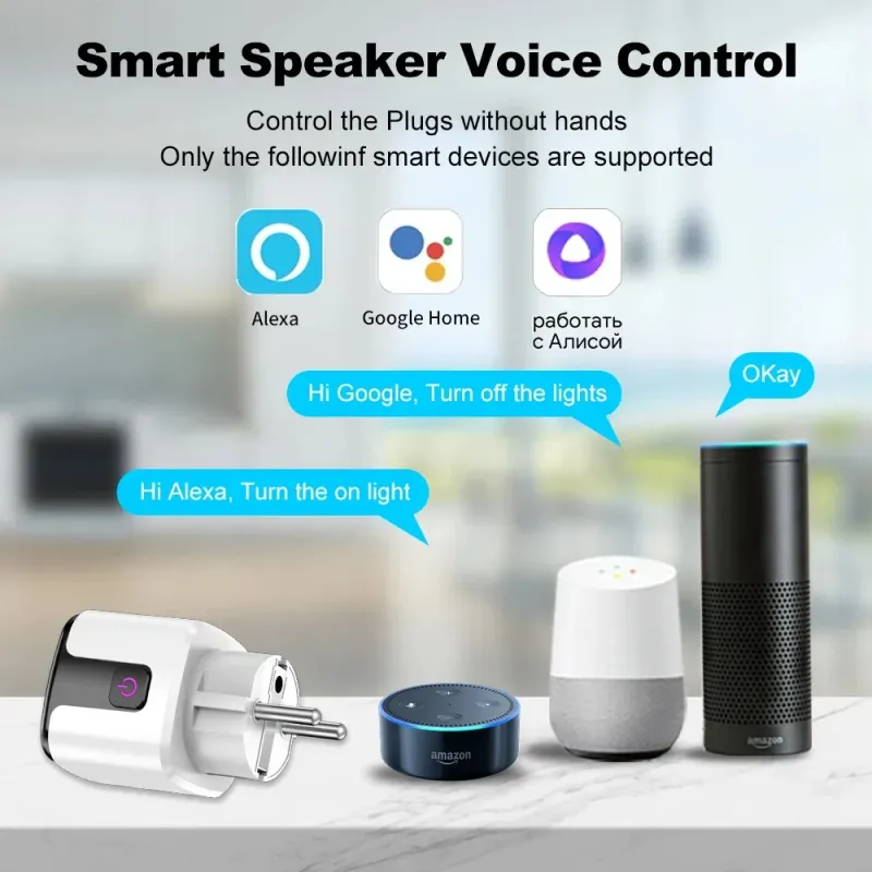 Tuya Smart EU Plug 20A with Power Monitoring 2