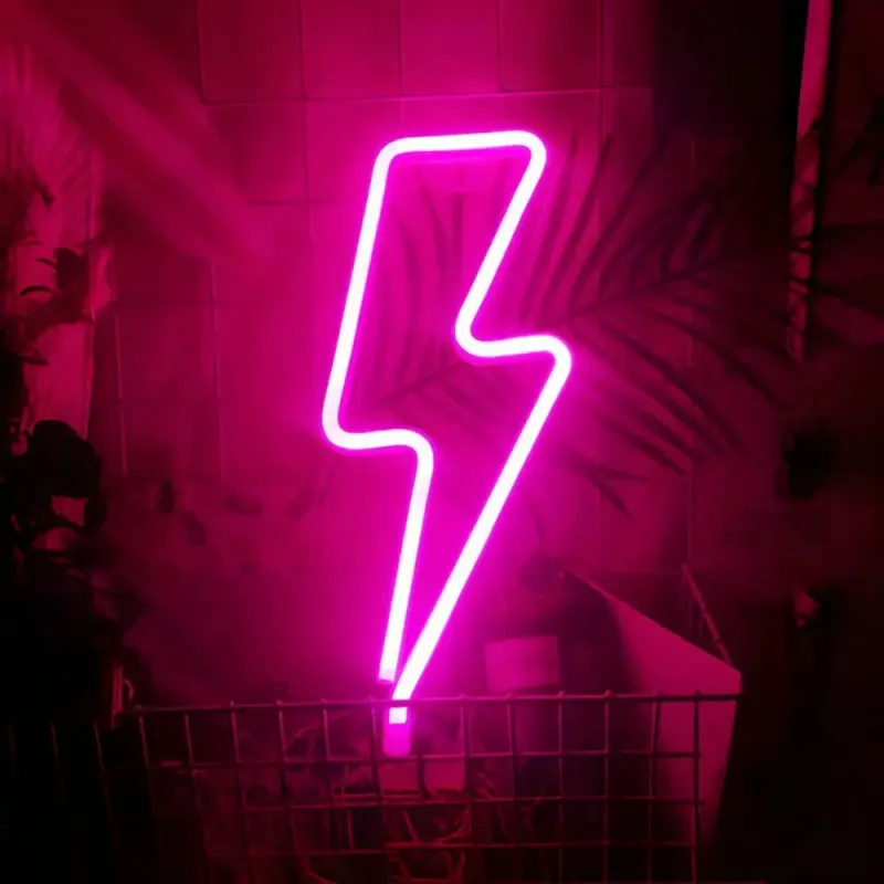 Lightning Neon LED Wall Light 2