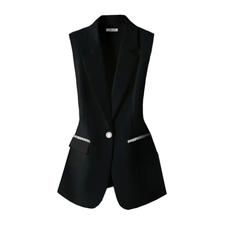 Women's Sleeveless Blazer Vest 4