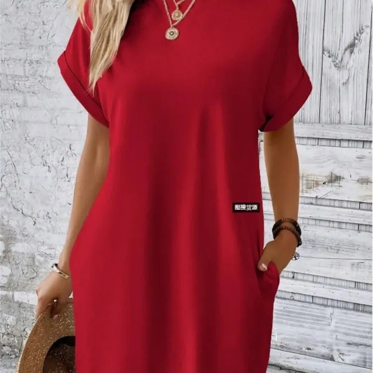 Boho Beach Mini Dress with Pockets 6