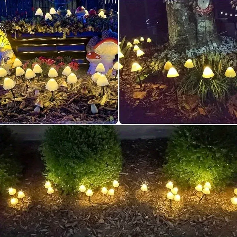 Solar Mushroom Pathway Lights 5