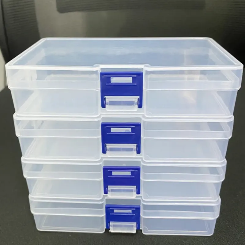 4-Pack Clear Storage Boxes 1
