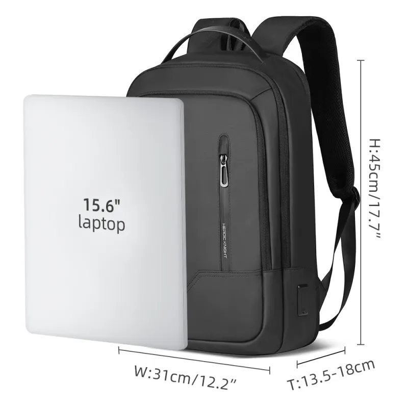 Heroic Knight USB Charging Laptop Backpack 4