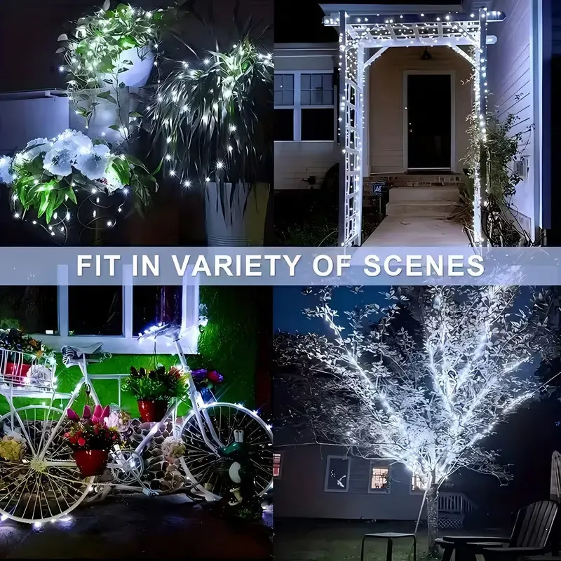 Solar LED String Lights Outdoor 2