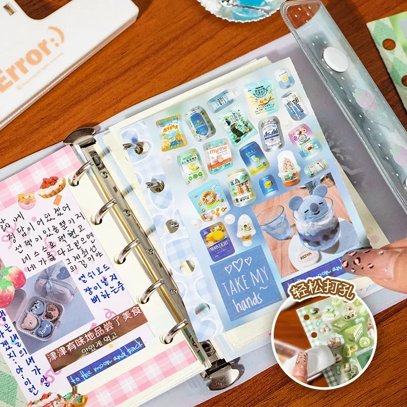 4pc Kawaii Scrapbook Sticker Set 4