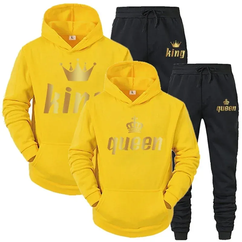 King & Queen Matching Couple Tracksuit 4