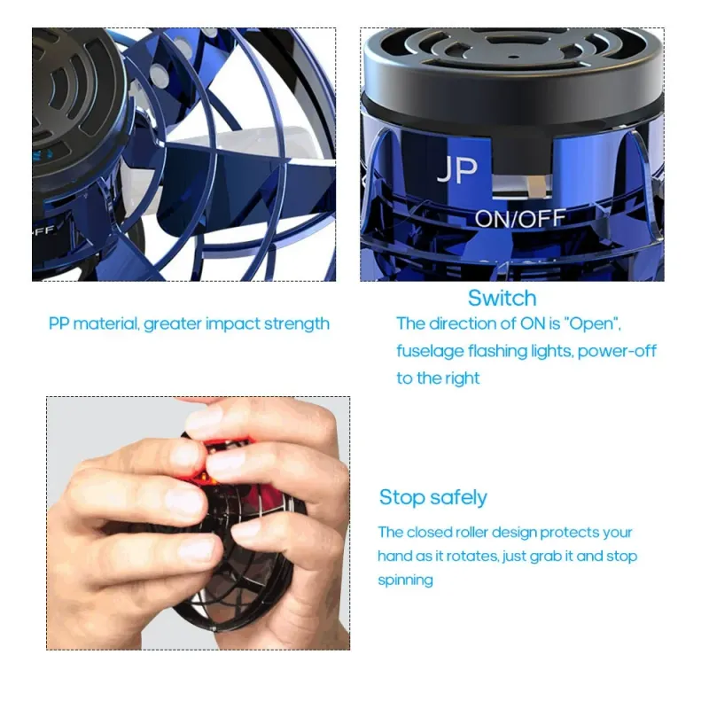 LED Flying Spinner Mini Drone Toy 5