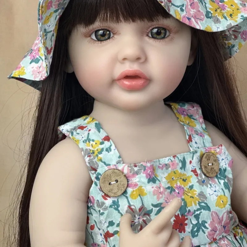 22" Silicone Reborn Baby Girl Doll 2