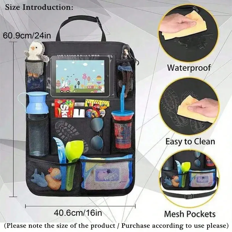 Car Backseat Organizer with Tablet Holder 3