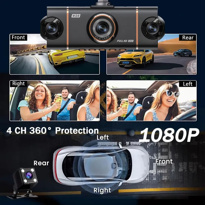 4 Channel WiFi Dash Cam DVR 3
