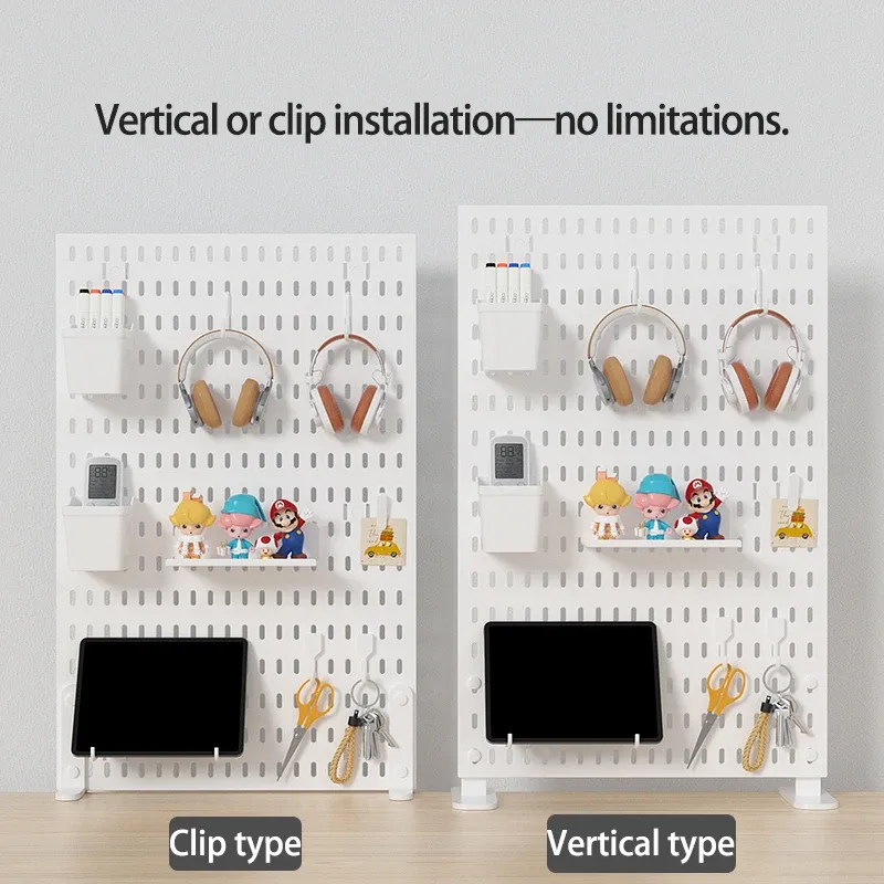 Clamp-On Pegboard Organizer Set 4