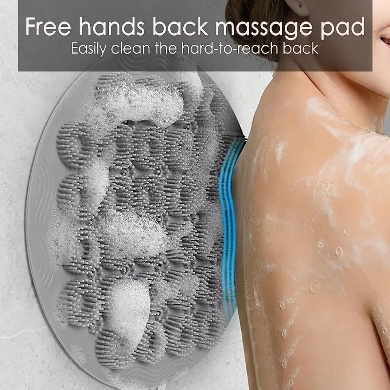 Silicone Bath Brush Suction Cup Scrubber 5