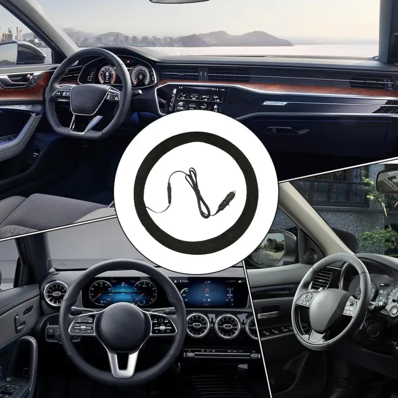 12V Heated Steering Wheel Cover 5