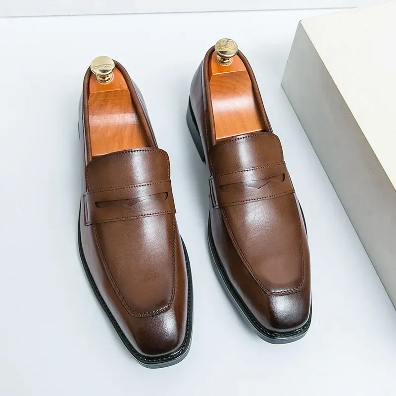 Italian Leather Oxford Dress Shoes 3