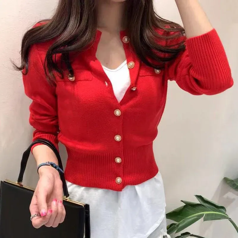 Autumn Knitted Cardigan Sweater for Women 4