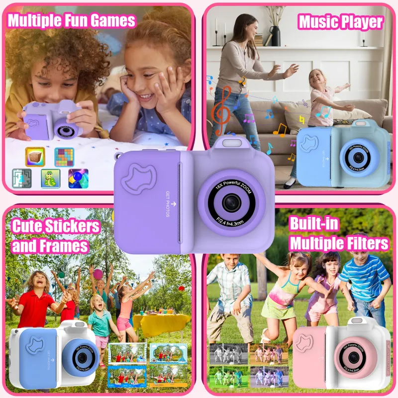 Kids Instant Print Digital Camera Toy 3