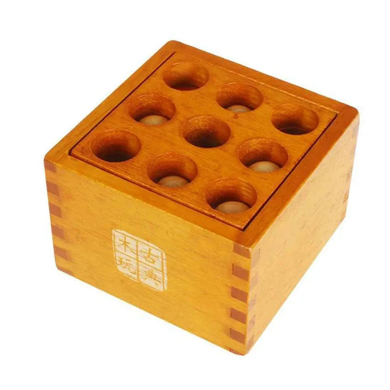 Wooden LuBan Brain Teaser Puzzle 1