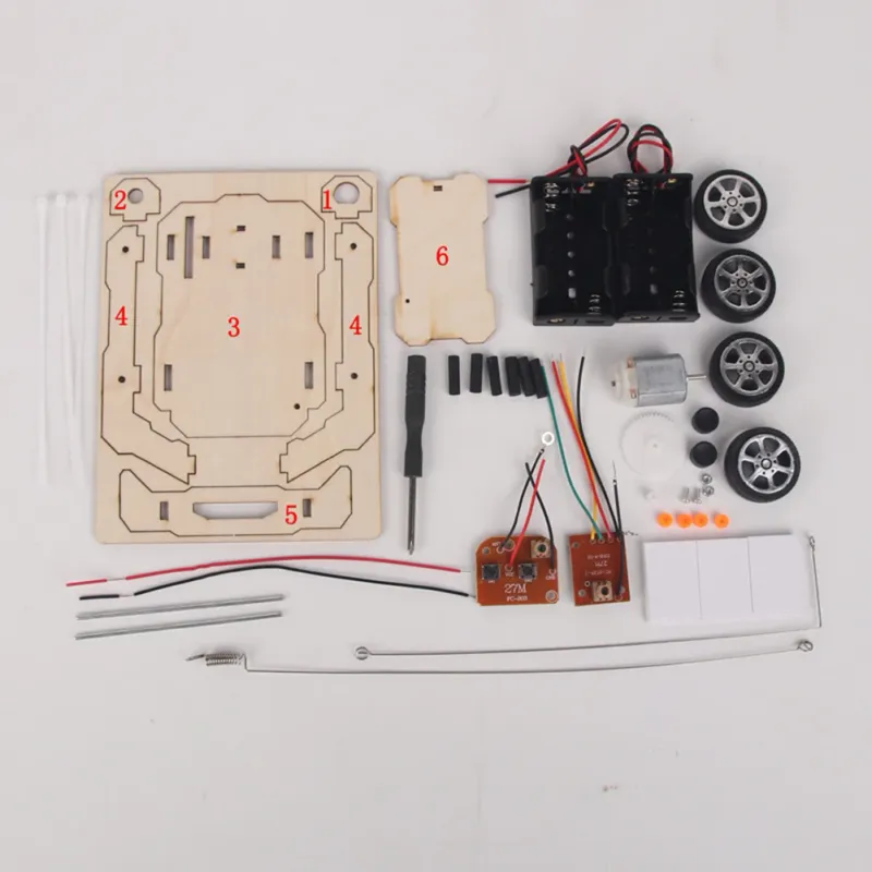 DIY RC Car STEM Kit for Kids 5
