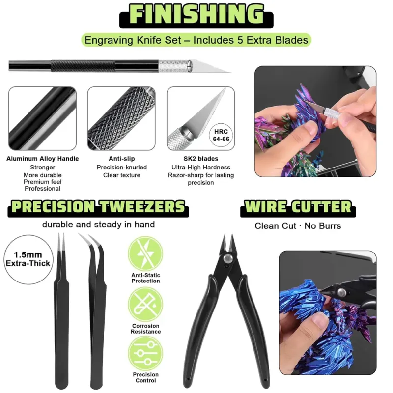 3D Printer Maintenance Tools Kit 3