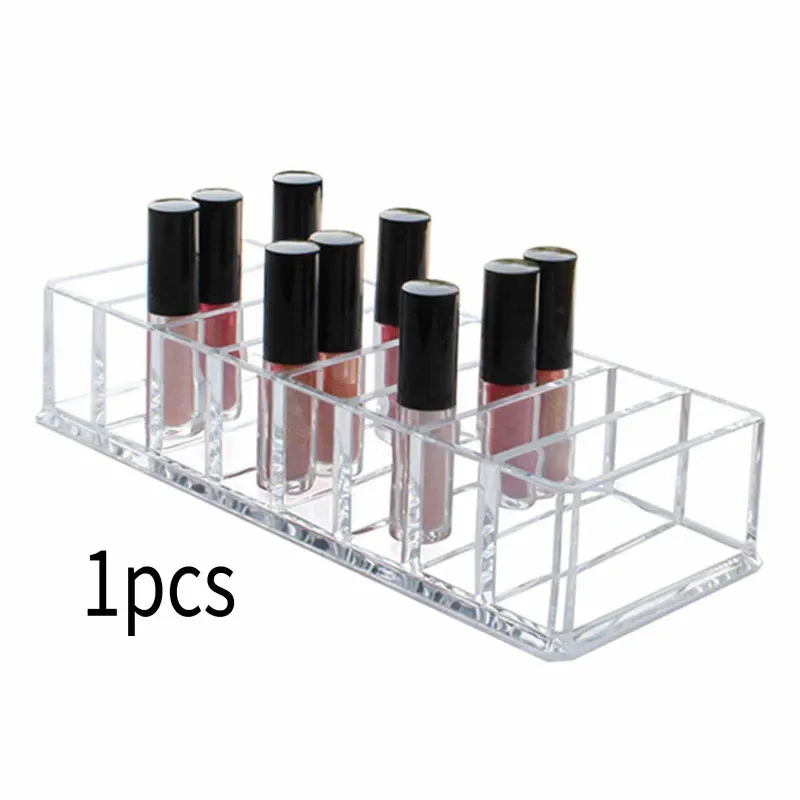 Clear Acrylic 8-Compartment Vanity Organizer 2