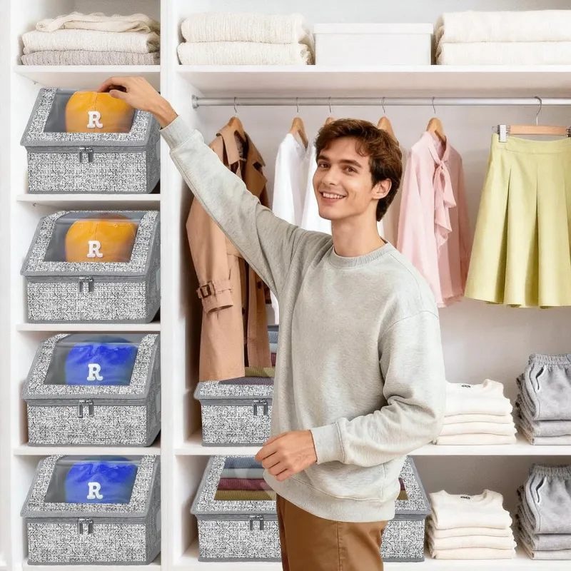 Stackable Cap Organizer Boxes 6