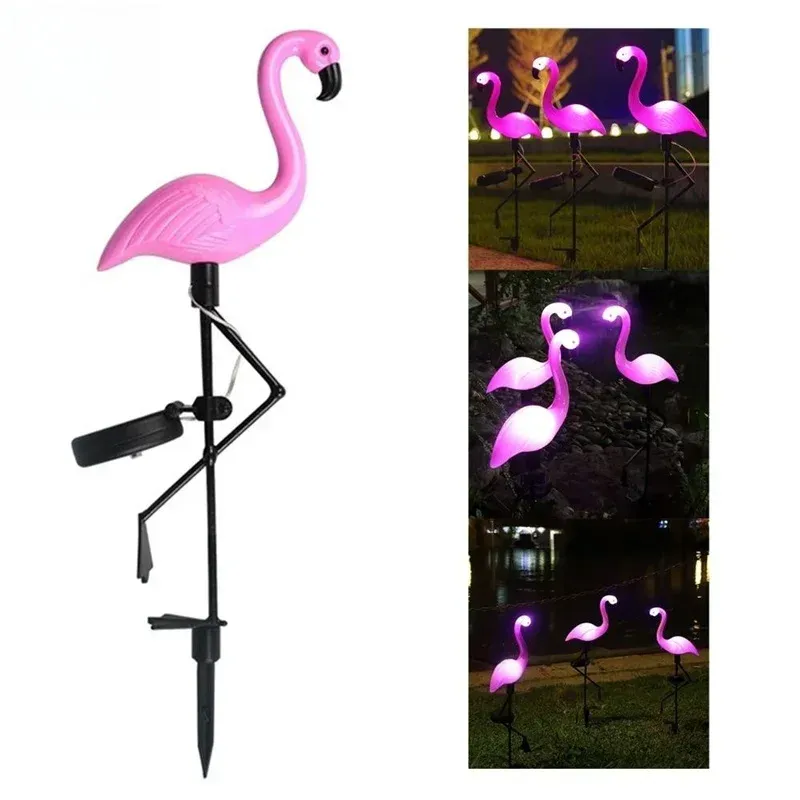 Flamingo Solar LED Garden Stake Light 1