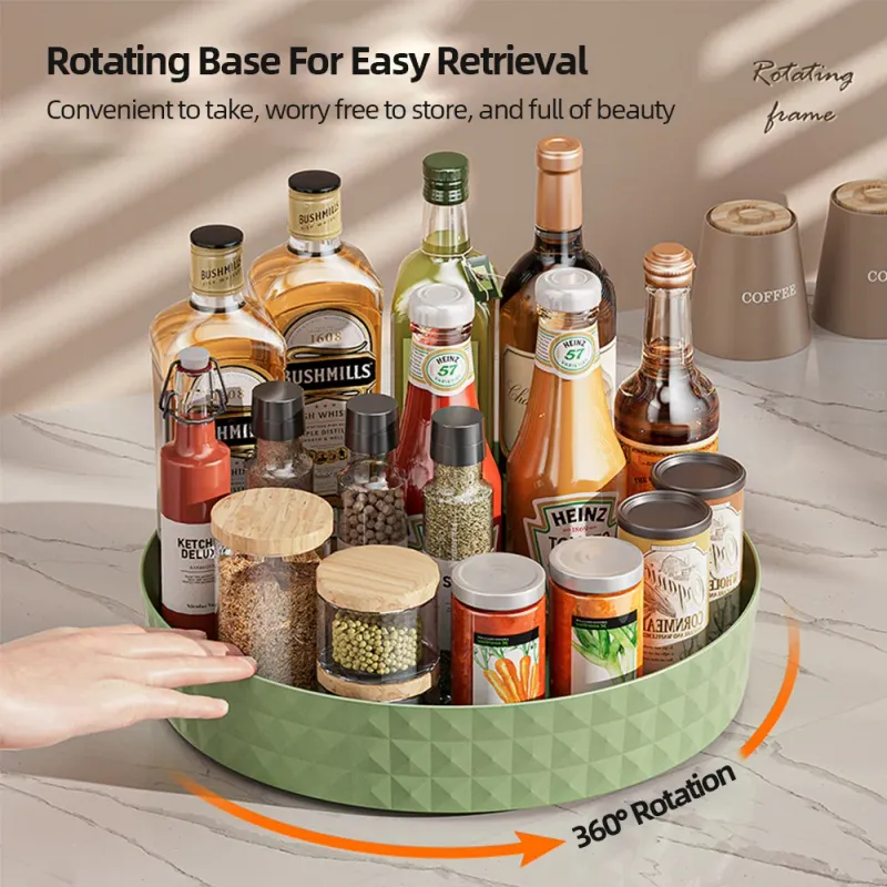 5-Tier Rotating Spice Rack Organizer 2