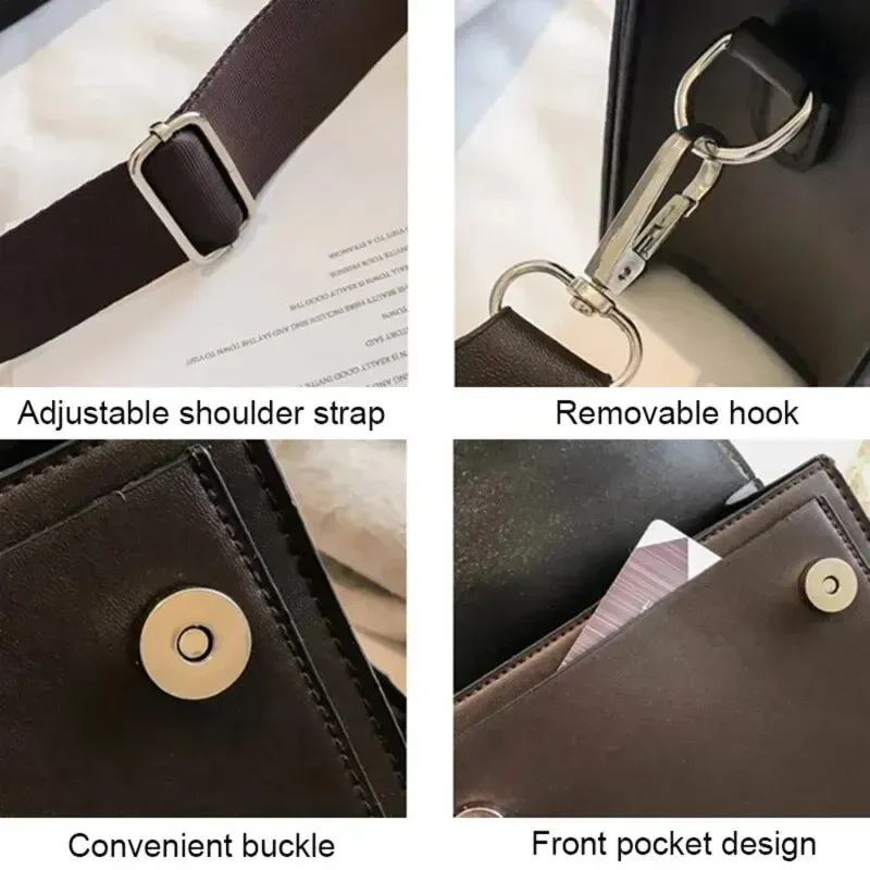 PU Leather Crossbody Shoulder Bag 1