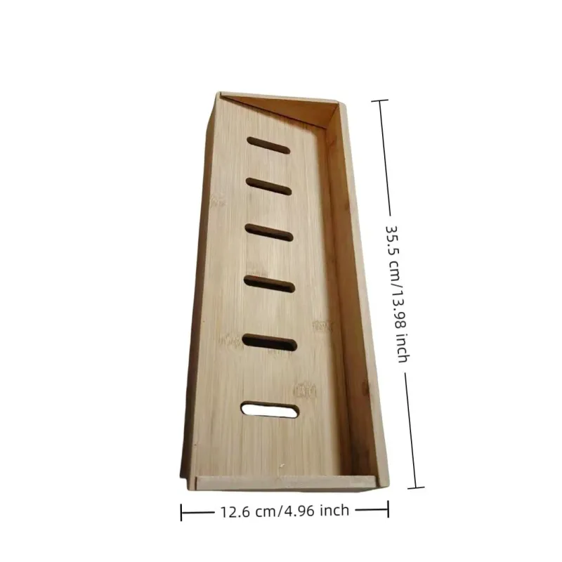 Bamboo Spice Rack Organizer 6