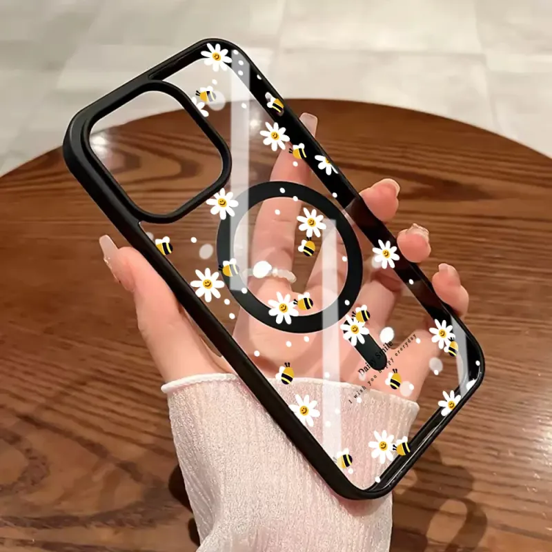Daisy Bee iPhone Case with MagSafe 6