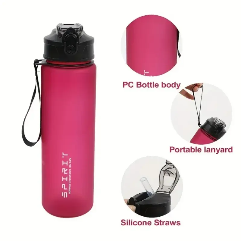 Grinkwell Frosted Sports Water Bottle 2
