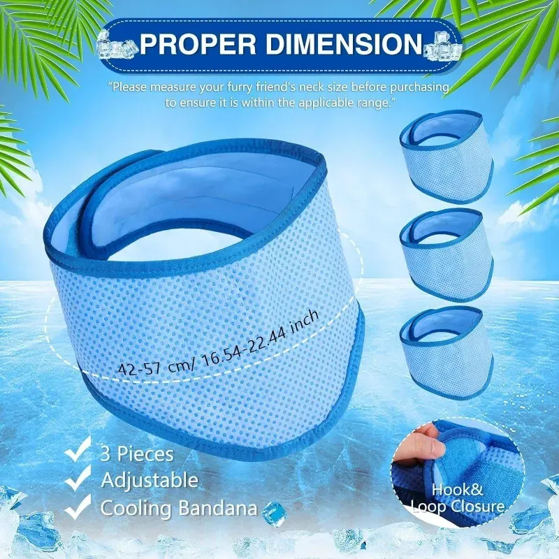 Pet Cooling Neck Scarf Ice Collar 2
