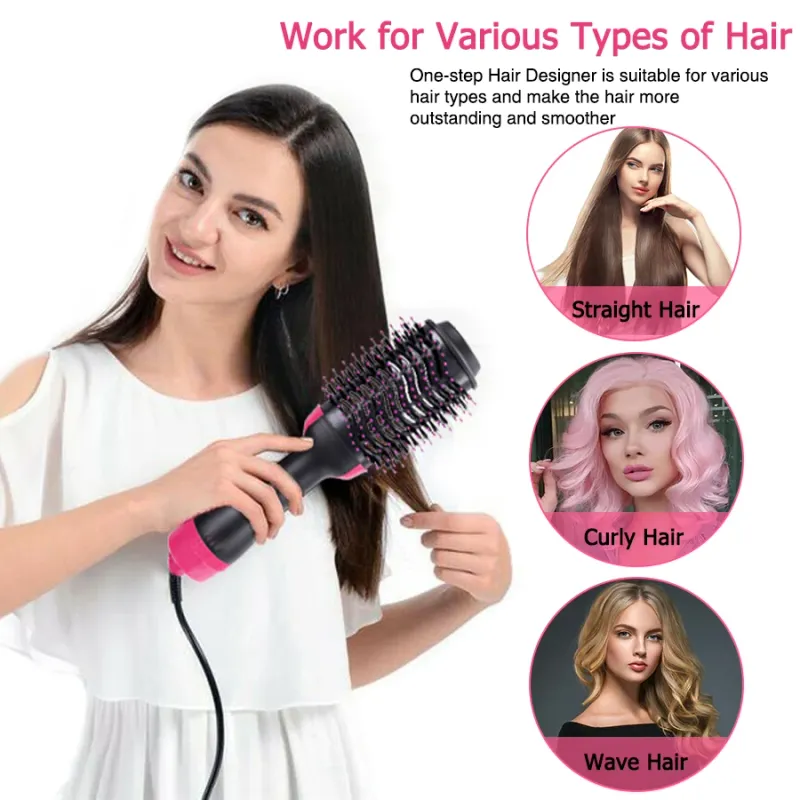 3-in-1 Hot Air Brush Hair Styler 4