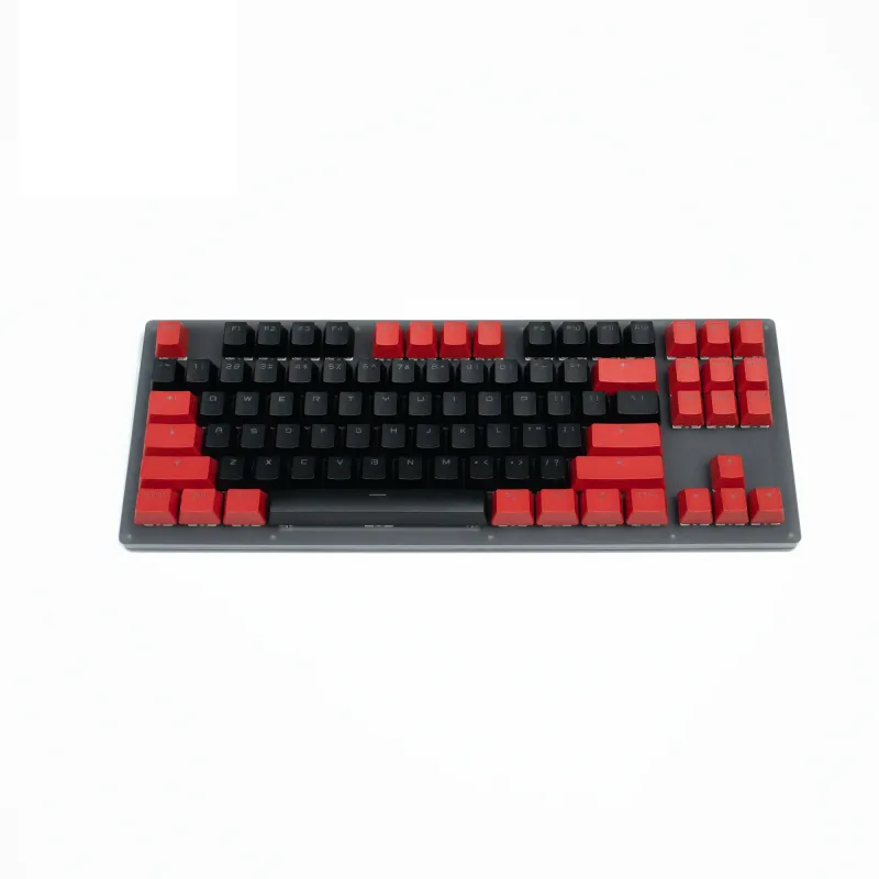 Cyan White PBT Keycaps Set 6