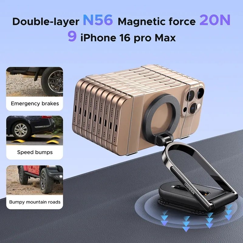 UGREEN Magnetic Car Phone Holder 2