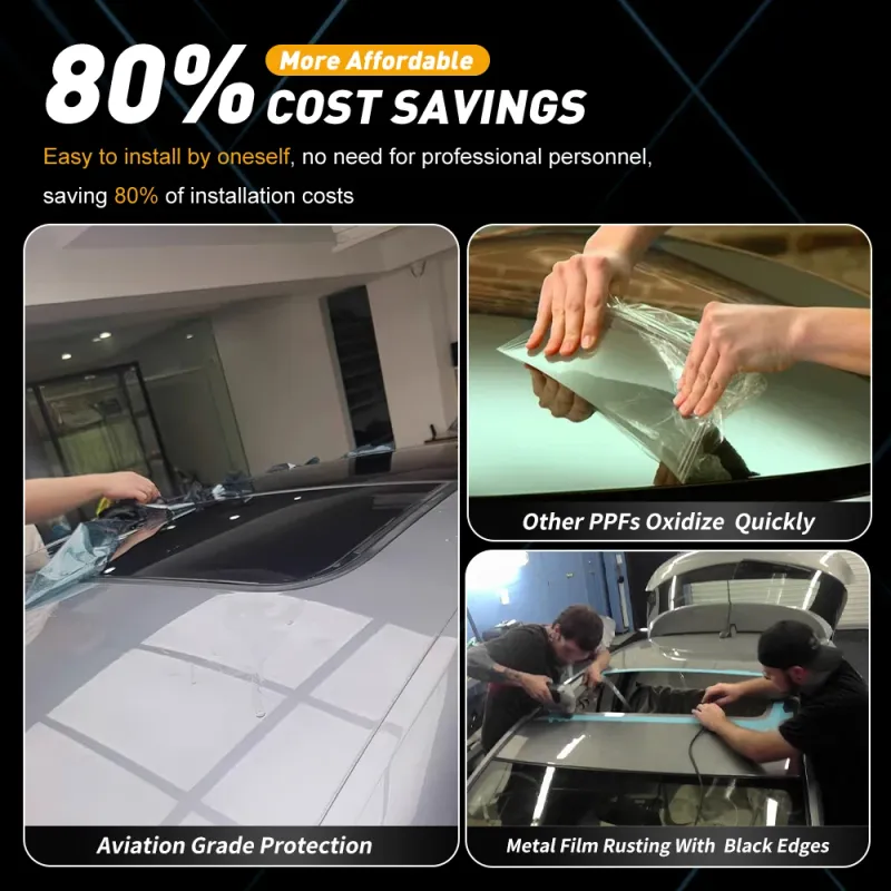 Tesla Model Y Sunroof PPF Film - Ice Armor 3