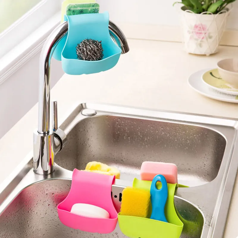 Saddle Style Double Sink Caddy Organizer 2