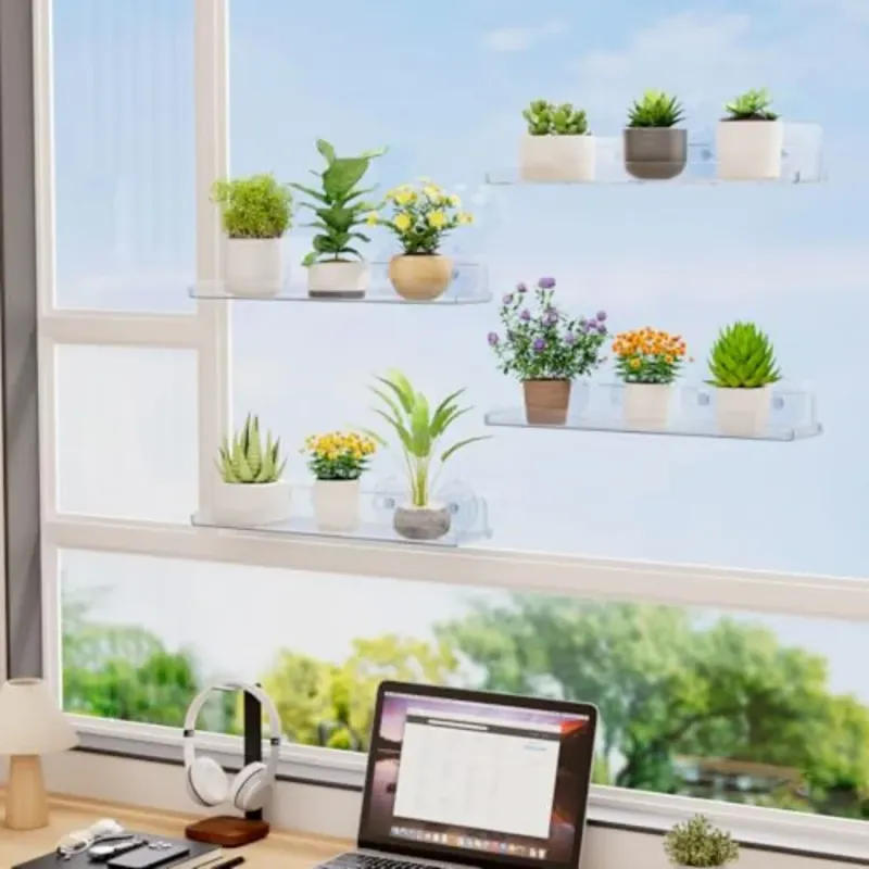 Window Plant Floating Shelves (2-Pack) 2
