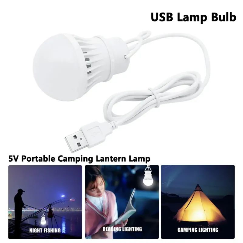 USB LED кемпинговый фонарь 6