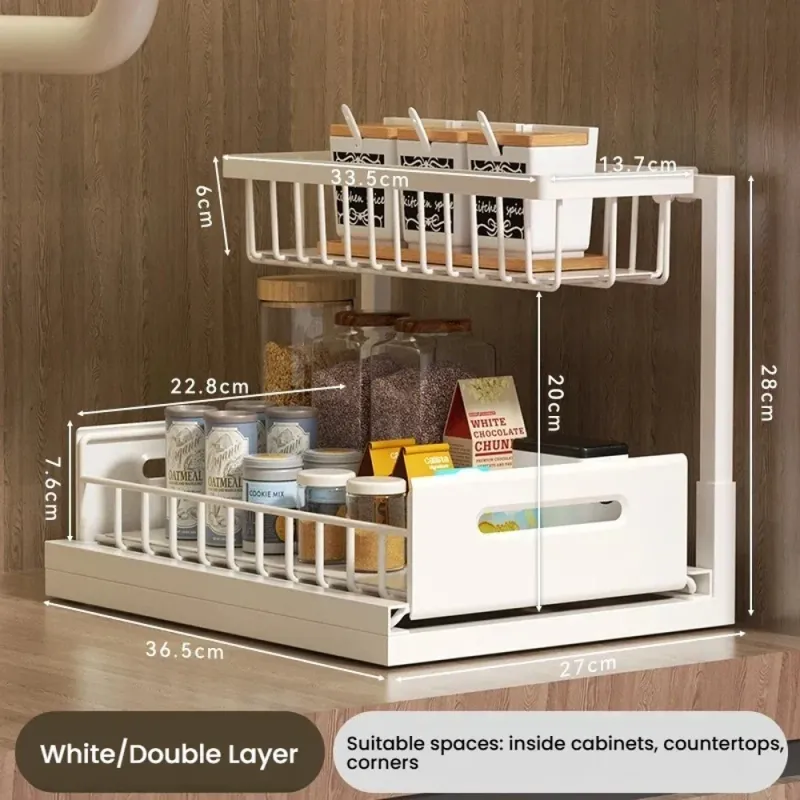 2-Tier Pull-Out Under Sink Organizer 5