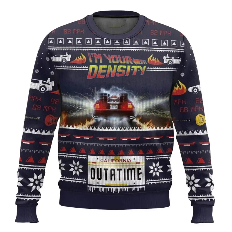 Back to the Future Christmas Sweater Pullover 2