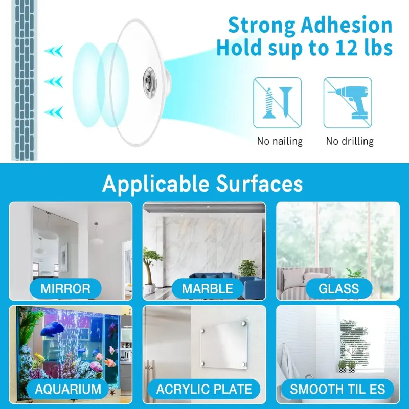 15" Suction Cup Plant Window Shelf 5