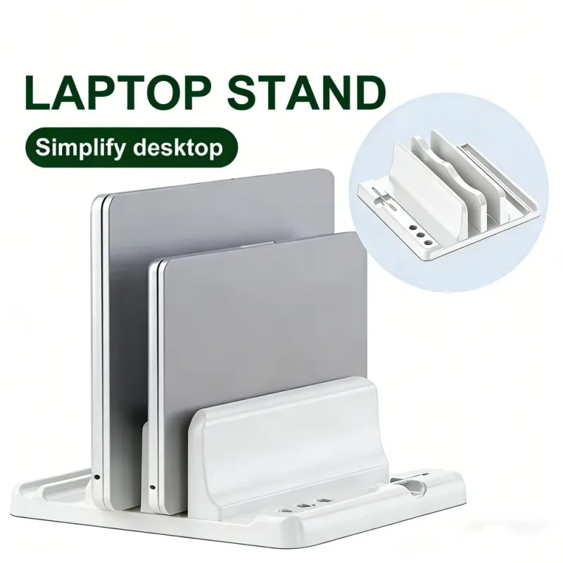 Adjustable Vertical Laptop Stand Holder 2