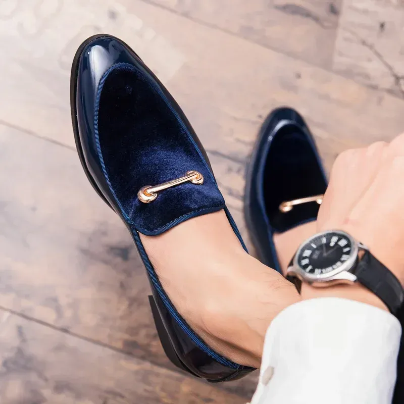 Italian Patent Leather Oxford Dress Shoes 1