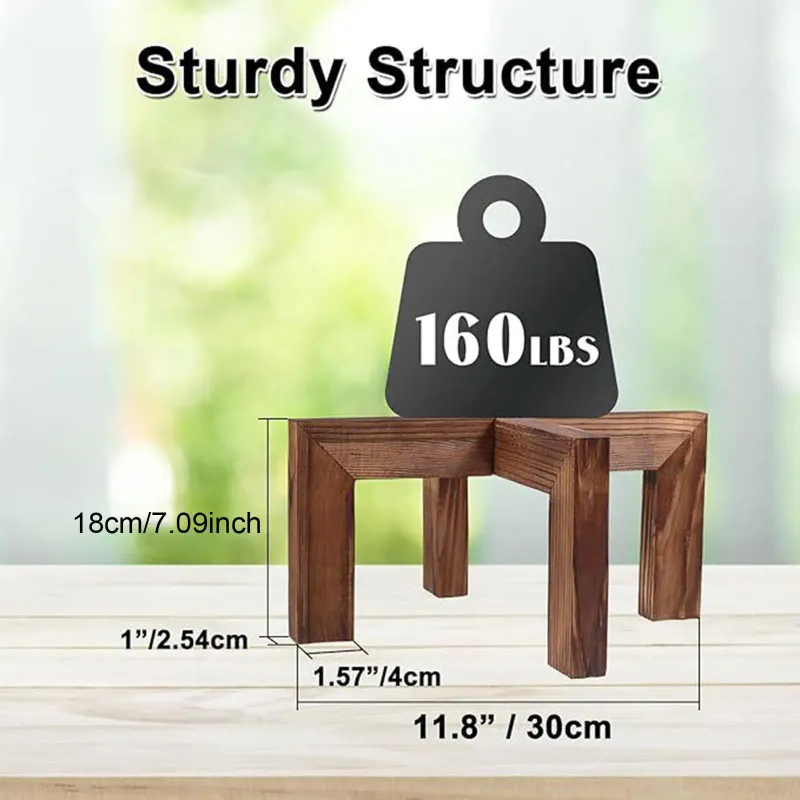 Minimalist Wooden Plant Stand 1