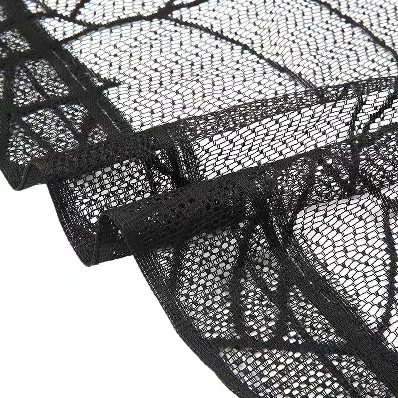 Halloween Lace Bat Spider Tablecloth 5