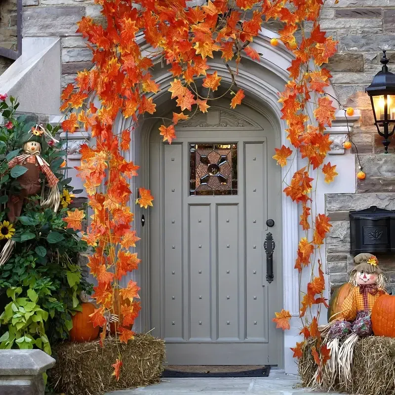 Fall Maple Leaf Garland Artificial Vine 4