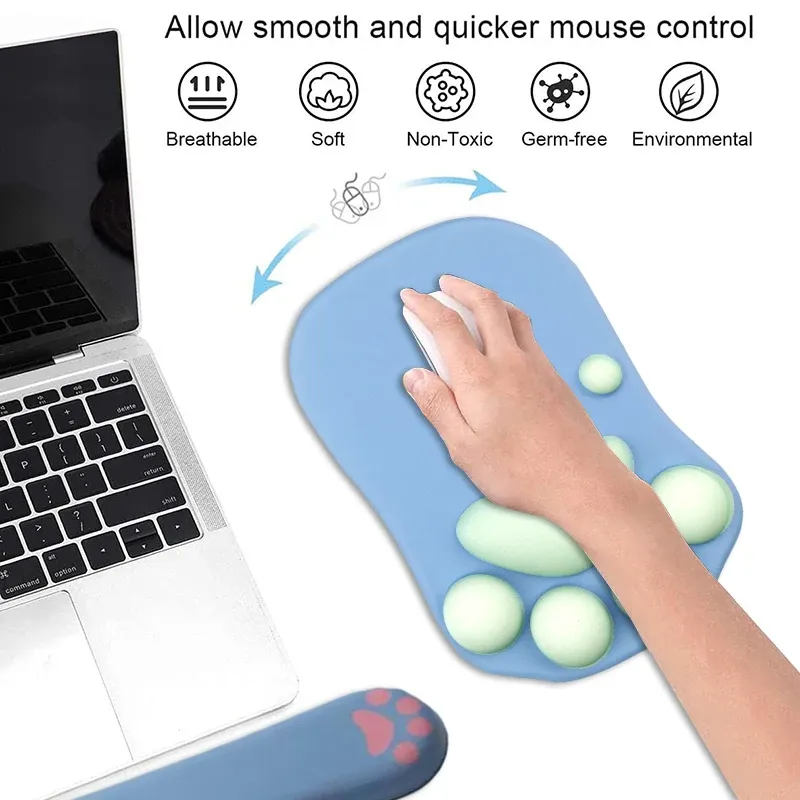 Cat Paw Ergonomic Mouse Pad 2