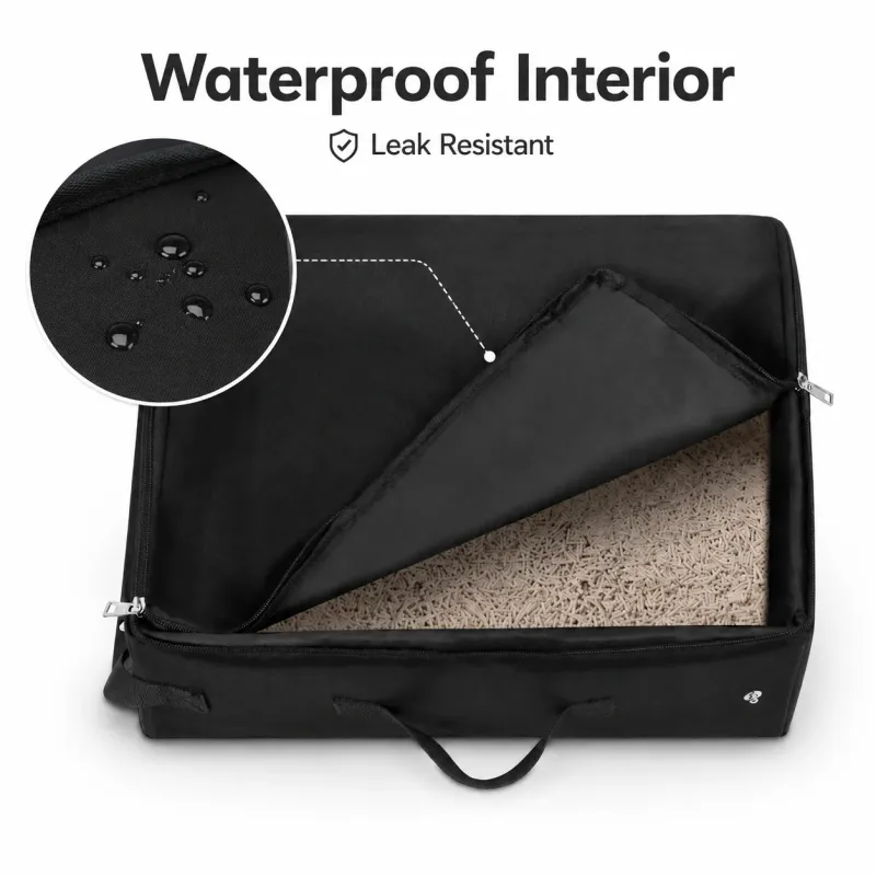 Portable Foldable Cat Litter Box 3