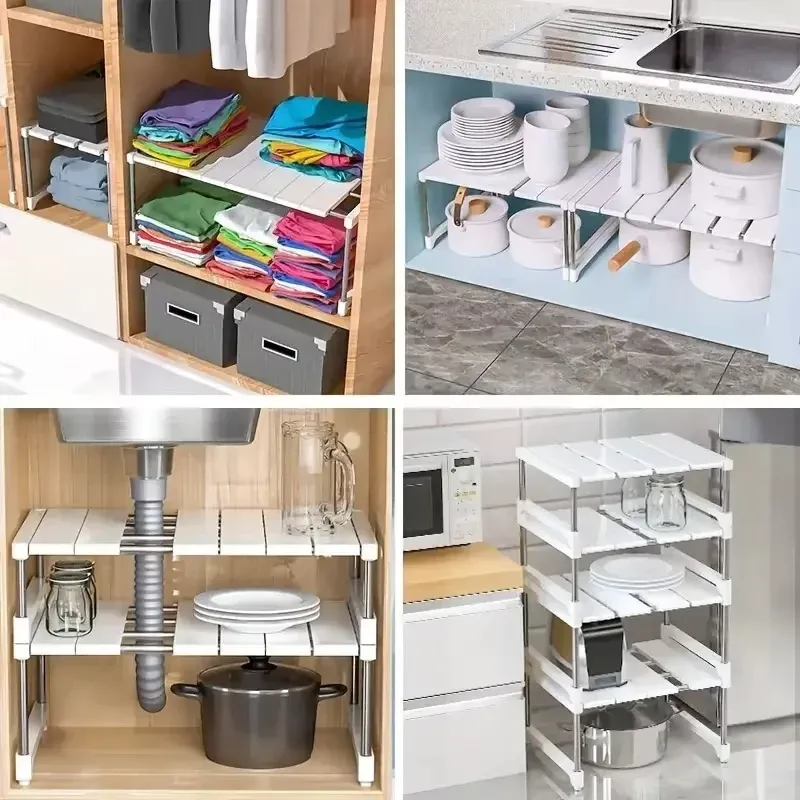 Adjustable Cabinet Organizer Shelves 6